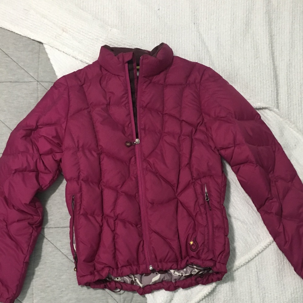 Purple Puffer Coat